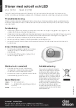 Preview for 2 page of Clas Ohlson JF-CP009 Quick Start Manual