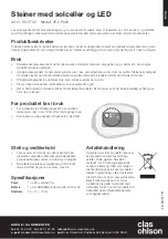 Preview for 3 page of Clas Ohlson JF-CP009 Quick Start Manual