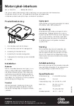 Preview for 2 page of Clas Ohlson JH-834-2 Quick Start Manual