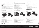 Предварительный просмотр 1 страницы Clas Ohlson JL037291N Quick Manual