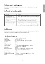 Preview for 11 page of Clas Ohlson KD0706-A14-UK Instruction Manual