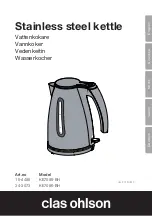 Clas Ohlson KE7086-BH Instruction Manual preview