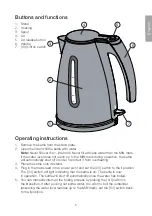 Preview for 5 page of Clas Ohlson KE7086-BH Instruction Manual