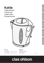 Clas Ohlson KE7709-A Instructions For Assembly And Operation Manual preview