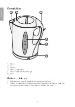 Предварительный просмотр 4 страницы Clas Ohlson KE7709-A Instructions For Assembly And Operation Manual