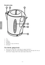 Предварительный просмотр 12 страницы Clas Ohlson KE7709-A Instructions For Assembly And Operation Manual