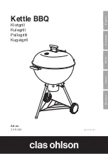 Preview for 1 page of Clas Ohlson KETTLE BBQ Manual