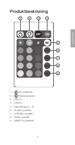 Предварительный просмотр 7 страницы Clas Ohlson L-BTB7-RGB-R Manual