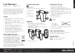 Preview for 1 page of Clas Ohlson LR-008 Manual