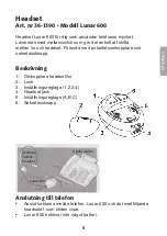 Preview for 5 page of Clas Ohlson Lunar 600 Instruction Manual