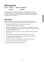 Preview for 11 page of Clas Ohlson LW9708 Instruction Manual