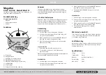 Preview for 2 page of Clas Ohlson MG-211F Instruction Manual