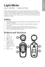 Предварительный просмотр 3 страницы Clas Ohlson MT-906 Manual