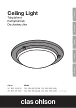 Clas Ohlson OCL-564-1BC CLAS Instruction Manual предпросмотр