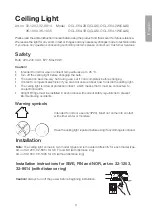 Preview for 3 page of Clas Ohlson OCL-564-1BC CLAS Instruction Manual