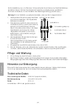 Preview for 22 page of Clas Ohlson OCL-564-1BC CLAS Instruction Manual