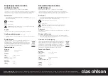 Preview for 2 page of Clas Ohlson OCL-652T WH Instruction Manual