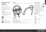 Preview for 2 page of Clas Ohlson OCL-652W WH Quick Start Manual