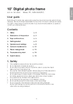 Preview for 3 page of Clas Ohlson PF-10DN-502V3RC User Manual