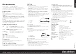 Preview for 2 page of Clas Ohlson PIR-9822 Quick Start Manual