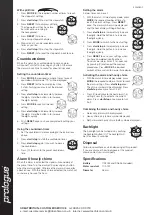 Preview for 2 page of Clas Ohlson Prologue 36-4047 Manual