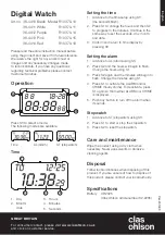 Clas Ohlson R10370-10 Quick Start Manual preview