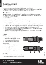 Preview for 4 page of Clas Ohlson Ratchet Strap 40-7877 Manual