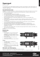 Preview for 5 page of Clas Ohlson Ratchet Strap 40-7877 Manual