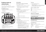 Preview for 2 page of Clas Ohlson RS8732CT2 Manual