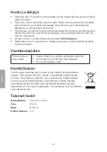 Preview for 22 page of Clas Ohlson SBL-1110 Instruction Manual