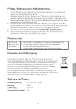 Preview for 27 page of Clas Ohlson SBL-1110 Instruction Manual