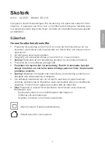 Предварительный просмотр 7 страницы Clas Ohlson SD-018 Instruction Manual