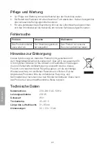 Preview for 22 page of Clas Ohlson SD-018 Instruction Manual