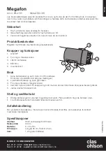 Предварительный просмотр 3 страницы Clas Ohlson SD-16S Quick Start Manual