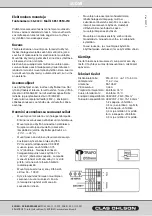 Предварительный просмотр 4 страницы Clas Ohlson SET-105M-IM Manual