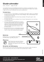 Preview for 5 page of Clas Ohlson SH238 Instruction Manual