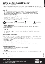 Clas Ohlson SI-31 Instruction Manual preview