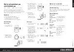 Предварительный просмотр 2 страницы Clas Ohlson SL-011 Instruction Manual