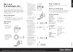 Предварительный просмотр 5 страницы Clas Ohlson SL-011 Instruction Manual