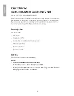 Preview for 2 page of Clas Ohlson SM-9088UR User Manual