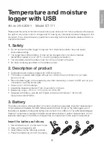 Preview for 3 page of Clas Ohlson ST-171 Manual