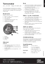 Предварительный просмотр 3 страницы Clas Ohlson ST-9215C-300 Manual