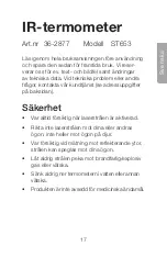 Preview for 17 page of Clas Ohlson ST653 Manual