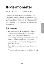 Preview for 31 page of Clas Ohlson ST653 Manual