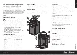 Clas Ohlson TA-871G-UK Instruction Manual предпросмотр