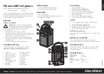 Preview for 2 page of Clas Ohlson TA-871G-UK Instruction Manual