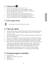 Preview for 15 page of Clas Ohlson talk th1091 User Manual