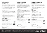 Clas Ohlson TN-8108-2 Instruction Manual preview