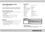 Preview for 2 page of Clas Ohlson TS-282A Instruction Manual