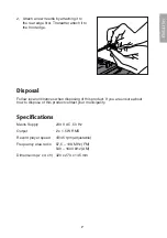 Preview for 7 page of Clas Ohlson TT-186 W Manual